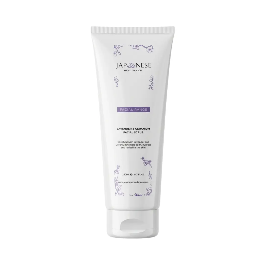 LAVENDER & GERANIUM FACIAL SCRUB LAVENDER & GERANIUM FACIAL SCRUB