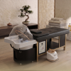 BLACK - Japanese Head Spa Full Bed - Plumbed (inc. Steamer, Steamer Hood and shipping)