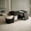 Gemini_Generated_Image_9abrh19abrh19abr Black - Japanese Head Spa Full Bed with Foot Spa - Plumbed (inc. Steamer and Steamer Hood)