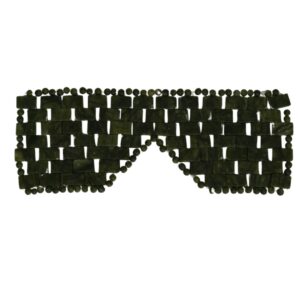 Gua Sha Dark Green Stone Eye Mask Gua Sha Dark Green Stone Eye Mask