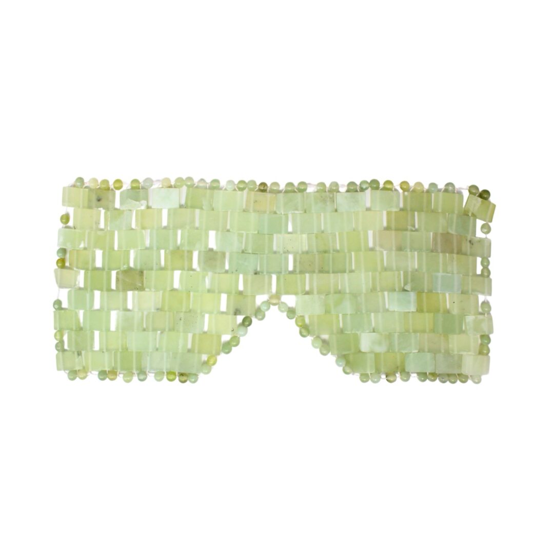 Gua Sha Green Stone Eye Mask