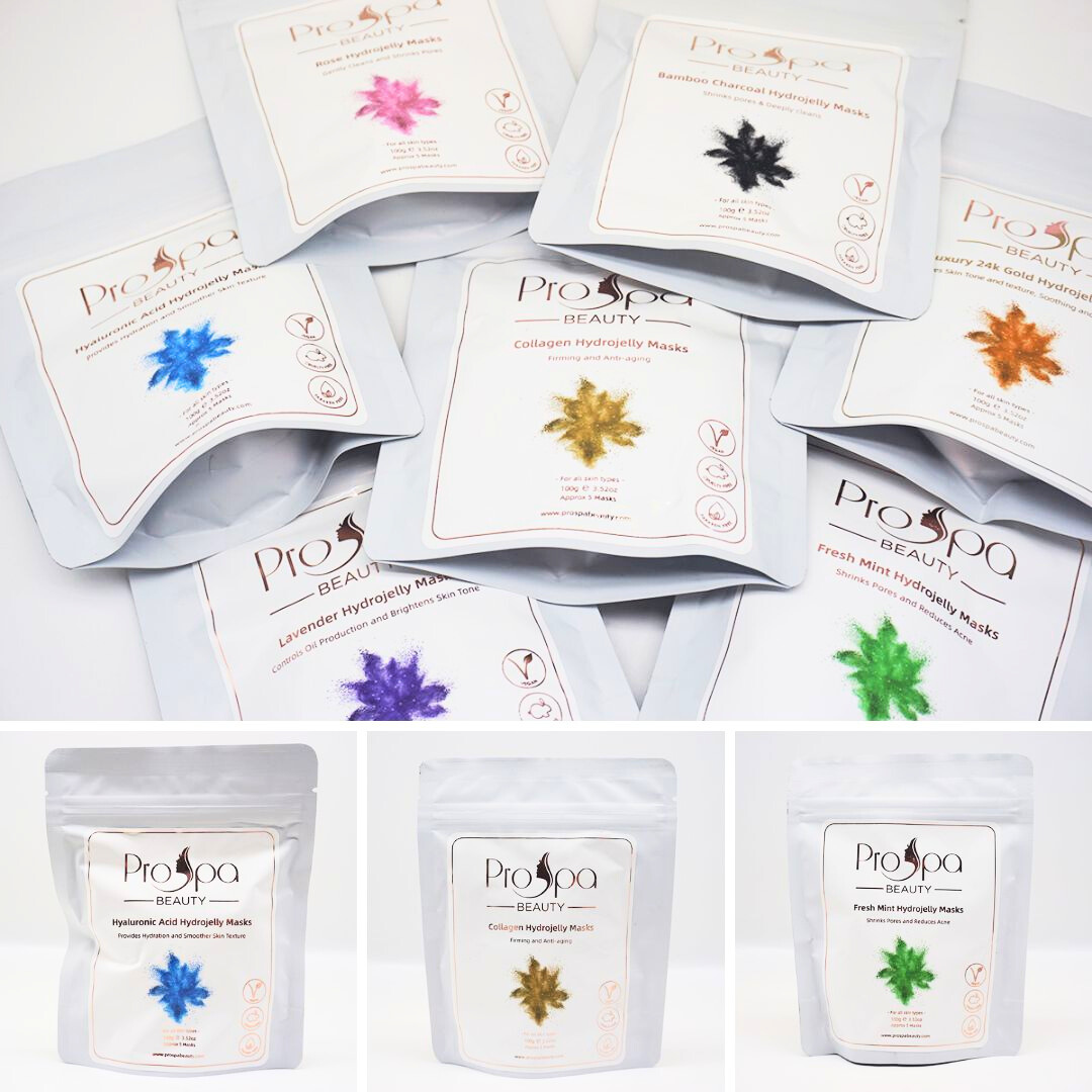 ProSpa Hydrojelly Masks 100g – 8 Variations