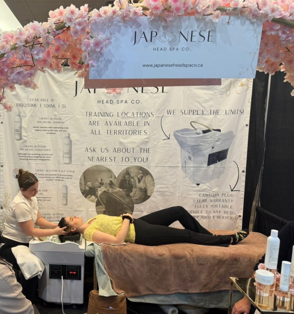 Japanese Head Spa Experience at ESI Calgary Beauty Show 