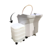 SLOP PAIL 1 Mobile Drainage Slop Pail