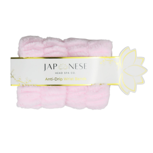Japanese Head Spa Anti-Drip Wrist Band- BABY PINK
