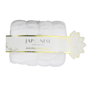 Japanese Head Spa Anti-Drip Wrist Band- WHITE