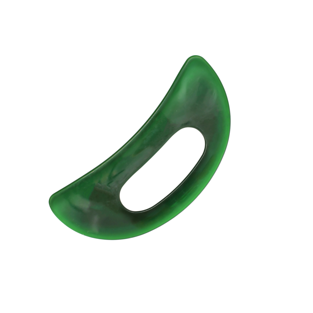 Half Moon – Green Neck and Shoulder Scraping Massage Tool