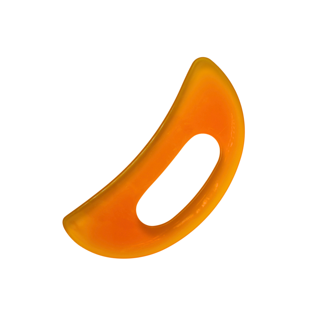 Half Moon – Orange Neck and Shoulder Scraping Massage Tool