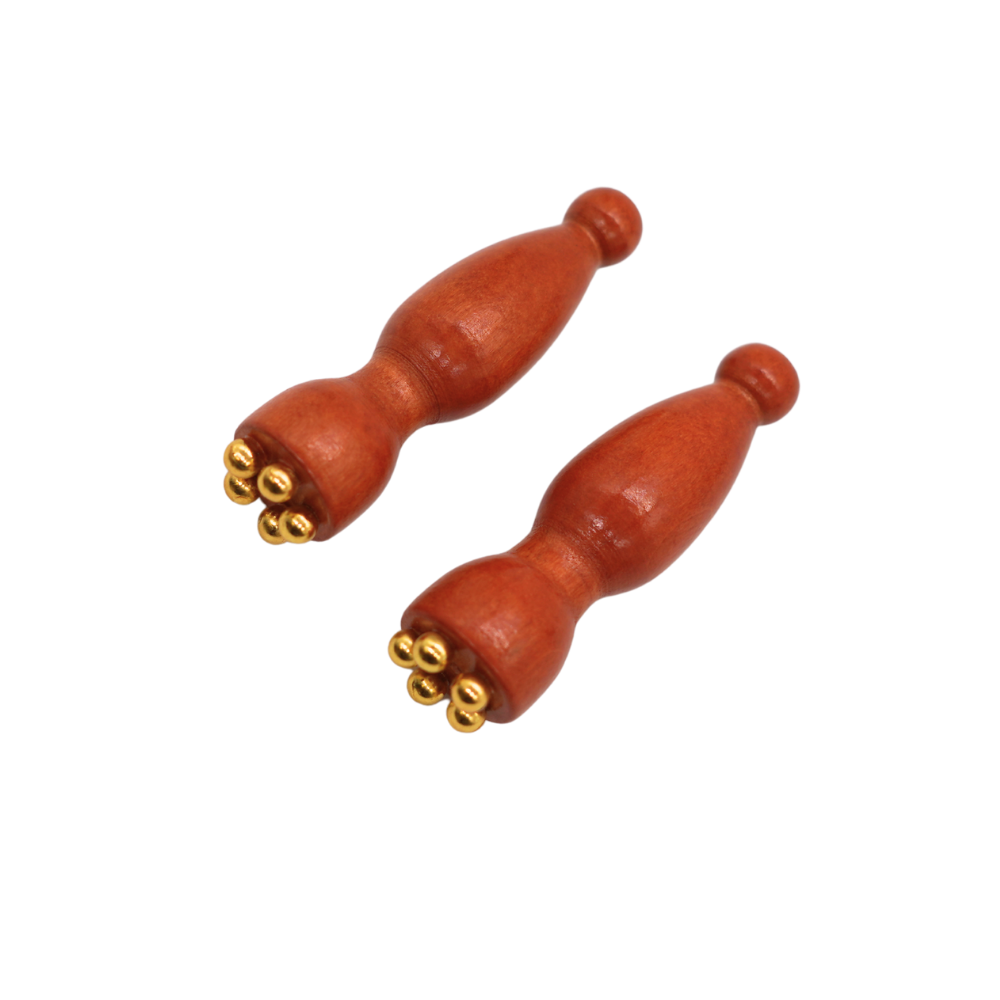 Wooden Face and Eye Pressure Point Massager