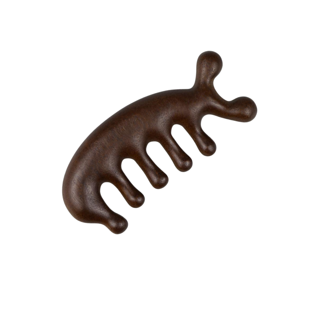 Sandalwood Pressure Point Scalp Comb