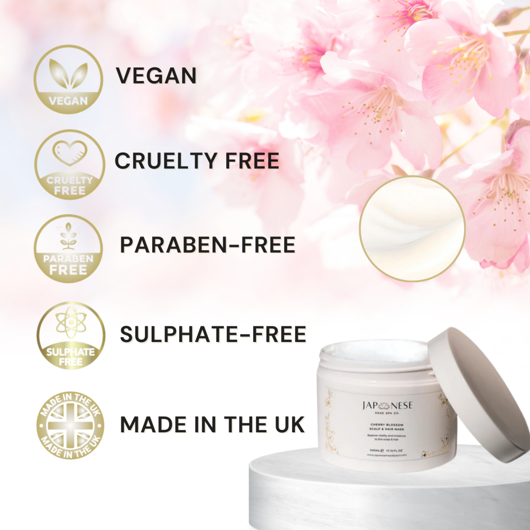 CHERRY BLOSSOM SCALP AND HAIR MASK - 500ML