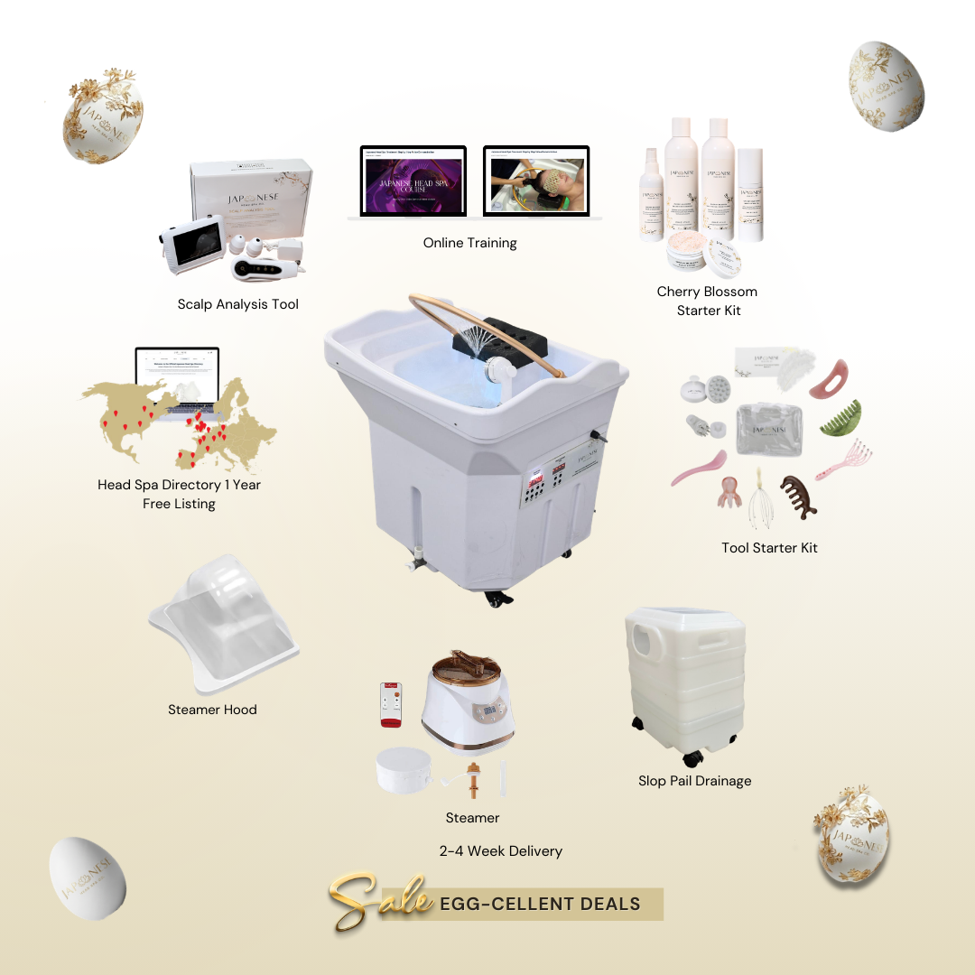 Easter offer: japanese head spa business bundle