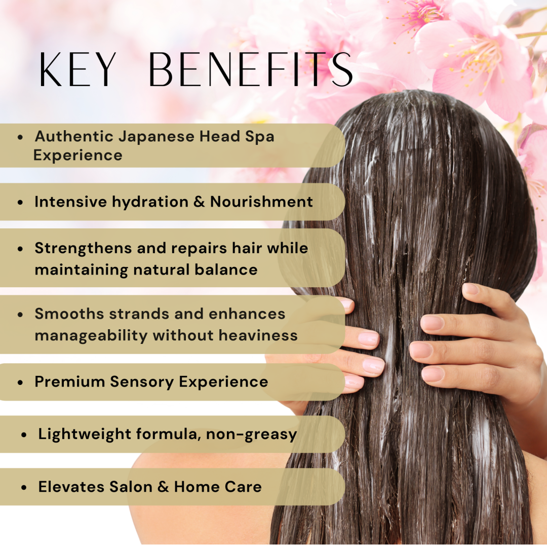 CHERRY BLOSSOM SCALP AND HAIR MASK - 500ML