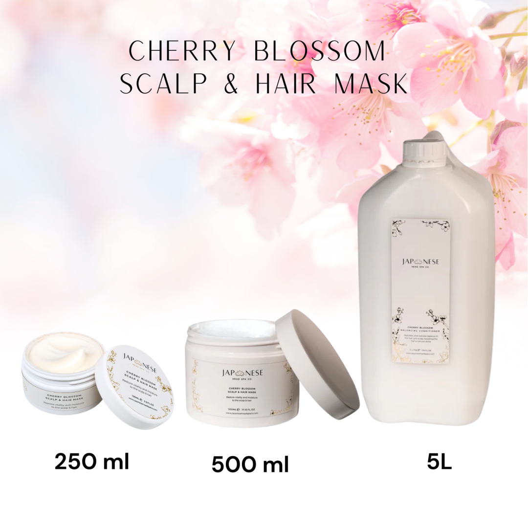 CHERRY BLOSSOM SCALP AND HAIR MASK - 500ML