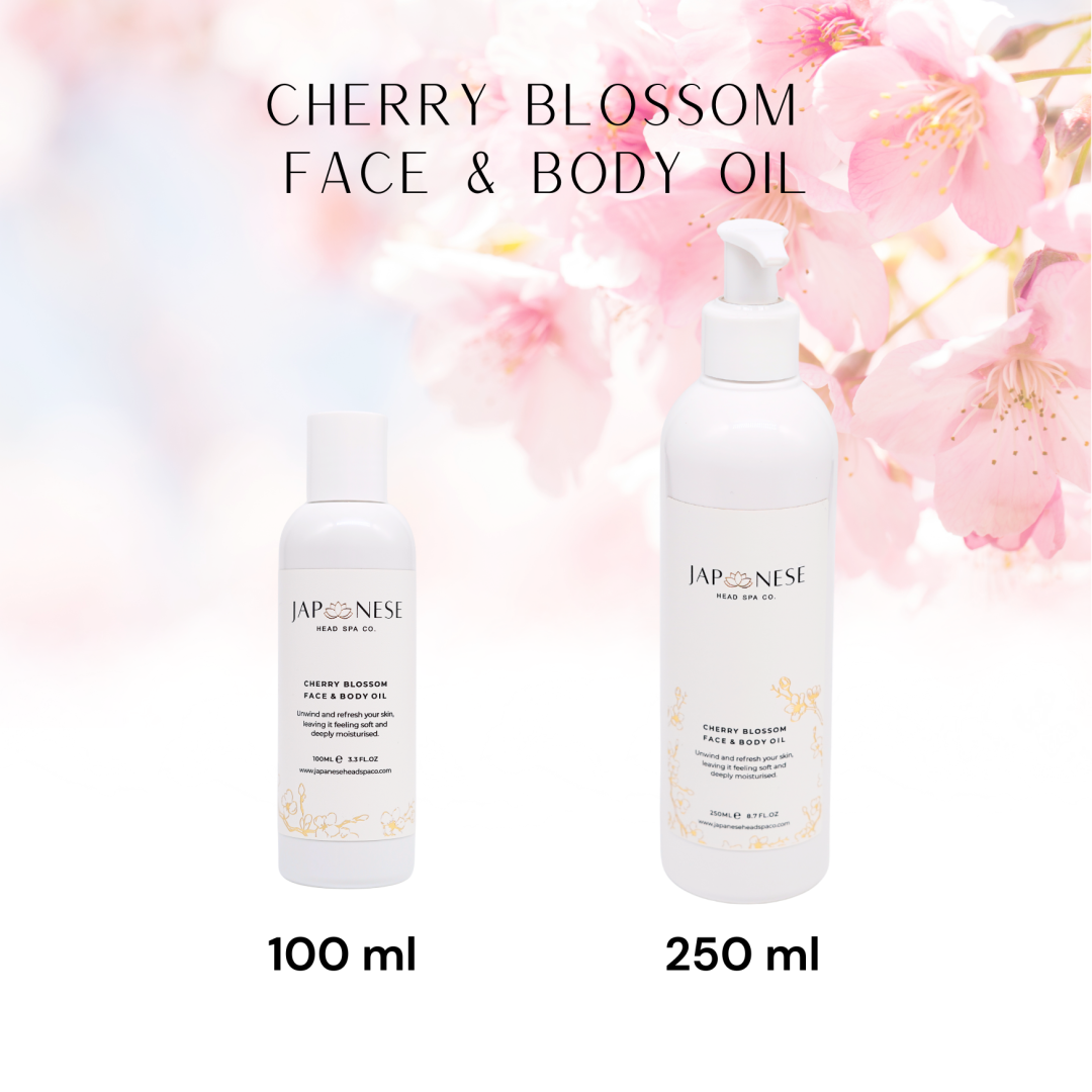 japanese head spa cherry blossom scalp care
