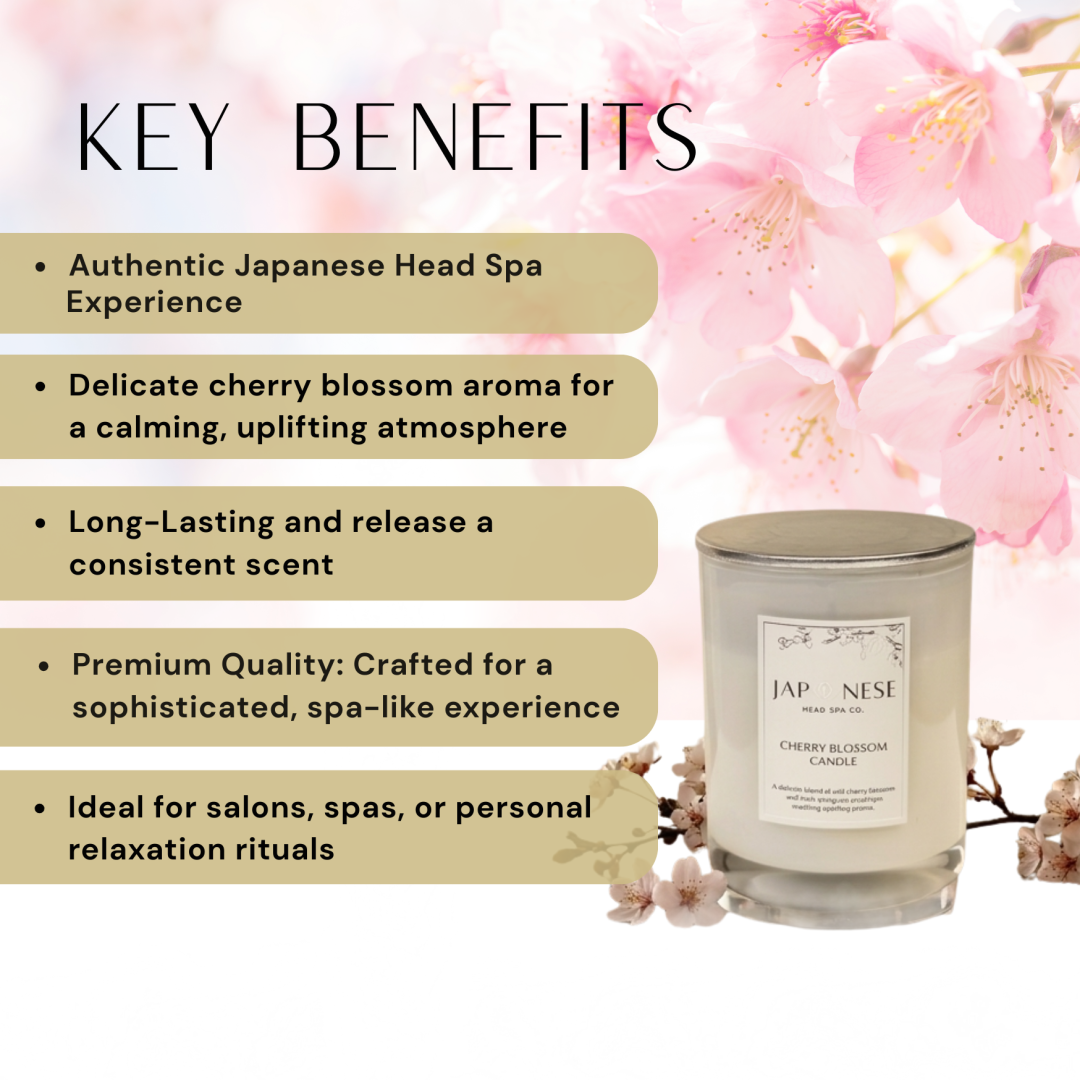 japanese head spa cherry blossom scalp care