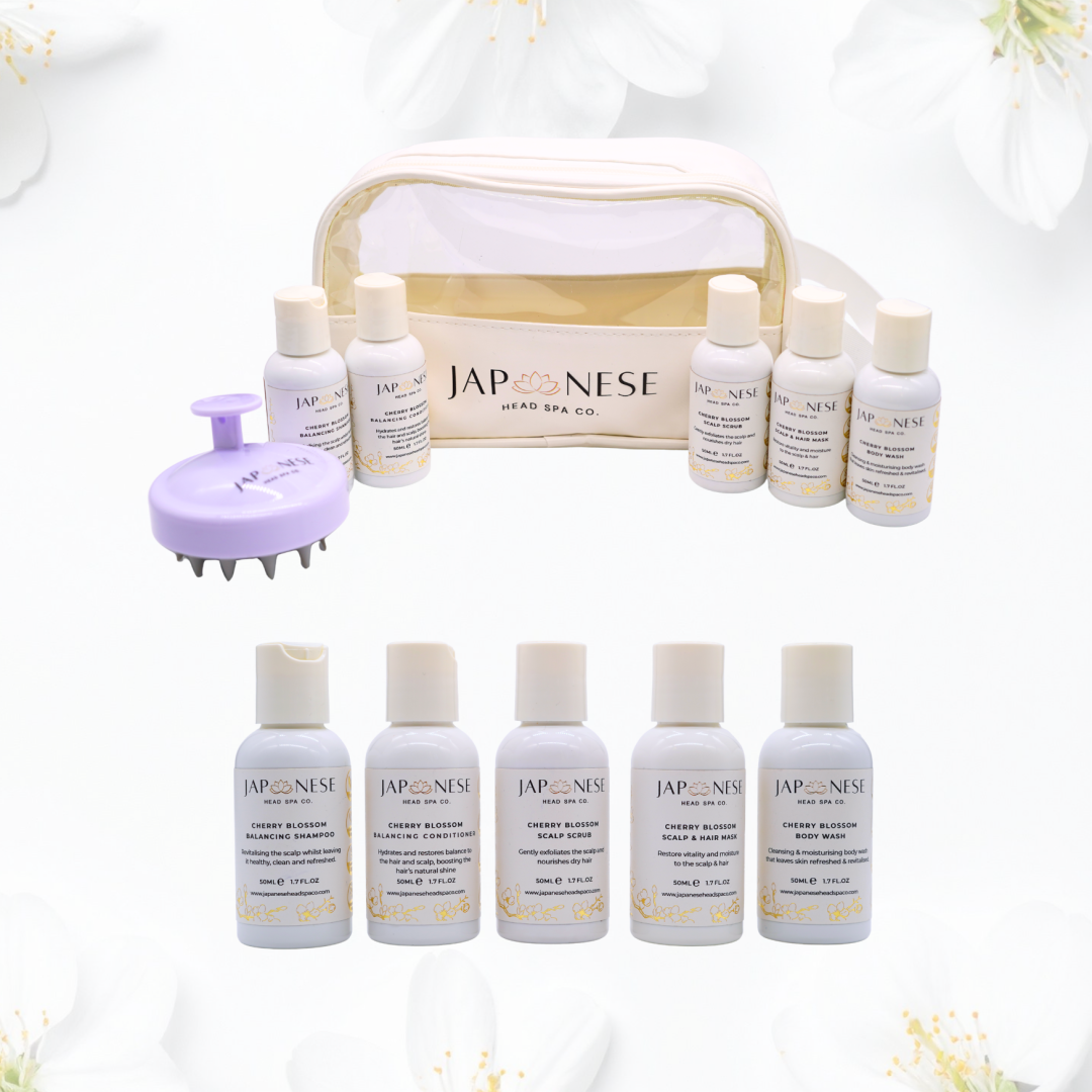 japanese head spa cherry blossom scalp care