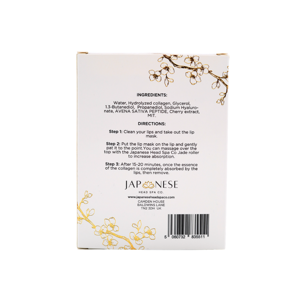 151 Japanese Head Spa Co. Collagen Lip Masks – Rose & 24K Gold