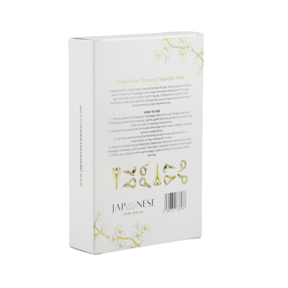 Gold Scalp Therapy Fingertip Tools
