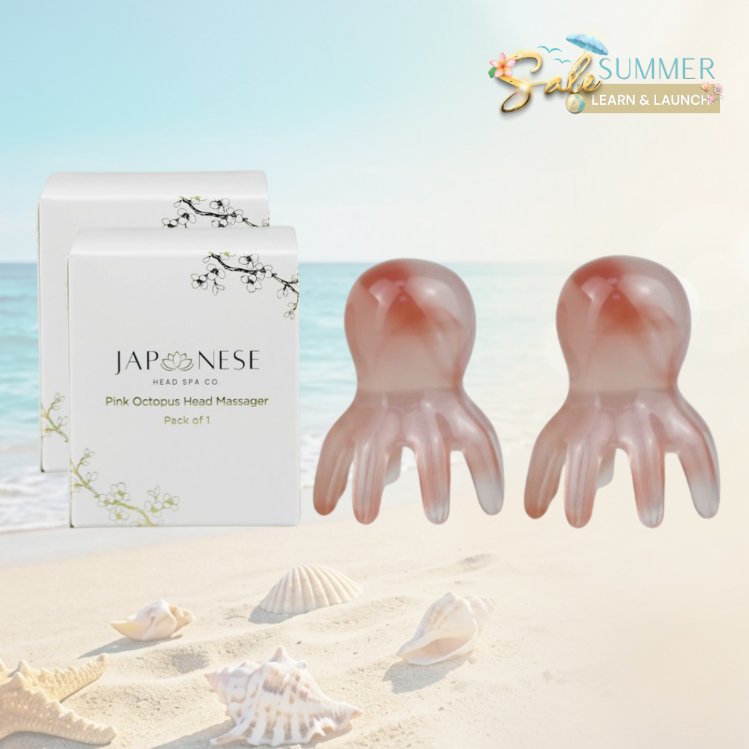 SUMMER SALE: BUY 1 GET 1 FREE – Pink Octopus Scalp Massager