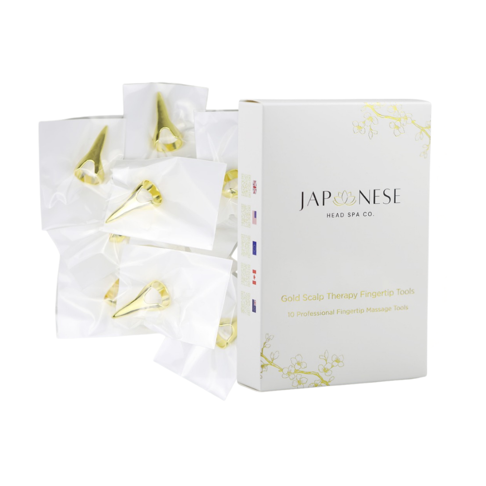 Gold Scalp Therapy Fingertip Tools