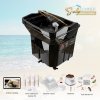 SUMMER SALE: Japanese Head Spa Black Non-Plumbed Head Spa Unit Package with Online Training