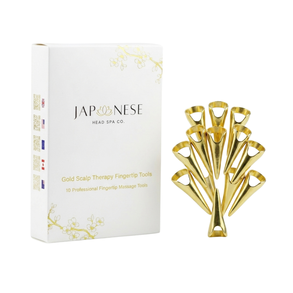 Gold Scalp Therapy Fingertip Tools