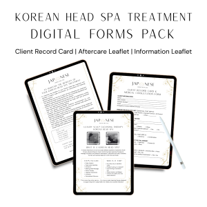 Korean Head Spa Treatment Digital Forms Pack Korean Head Spa Treatment Digital Forms Pack