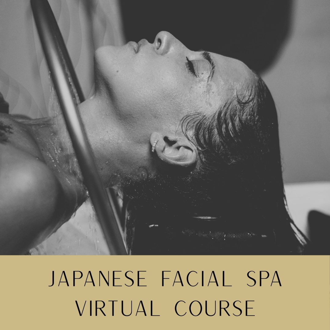 Official Branded Japanese Facial Spa VIRTUAL Training Course - Fully Accredited