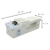 439.png Japanese Head Spa Cream Full Bed Unit Plumbed (inc. Steamer, Steamer Hood & Water Heater)