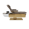 Img-2-1.png INTRODUCTORY OFFER - Japanese Head Spa Fawn Full Bed with Foot Spa - **HEIGHT ADJUSTABLE** with Electric Back & Foot Rest (Plumbed) (inc. Steamer, Steamer Hood & 2 x Water Heater)