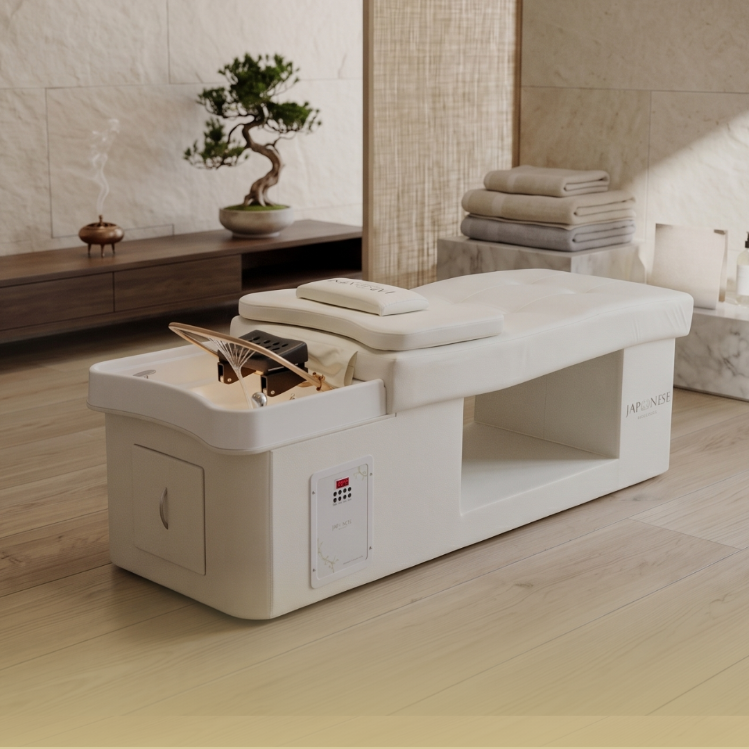 21.png Japanese Head Spa Cream Full Bed Unit Plumbed (inc. Steamer, Steamer Hood & Water Heater)