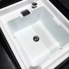 420.png Japanese Head Spa Black Full Bed with Foot Spa Plumbed - with Electric Back Rest (inc. Steamer, Steamer Hood & 2 x Water Heater)