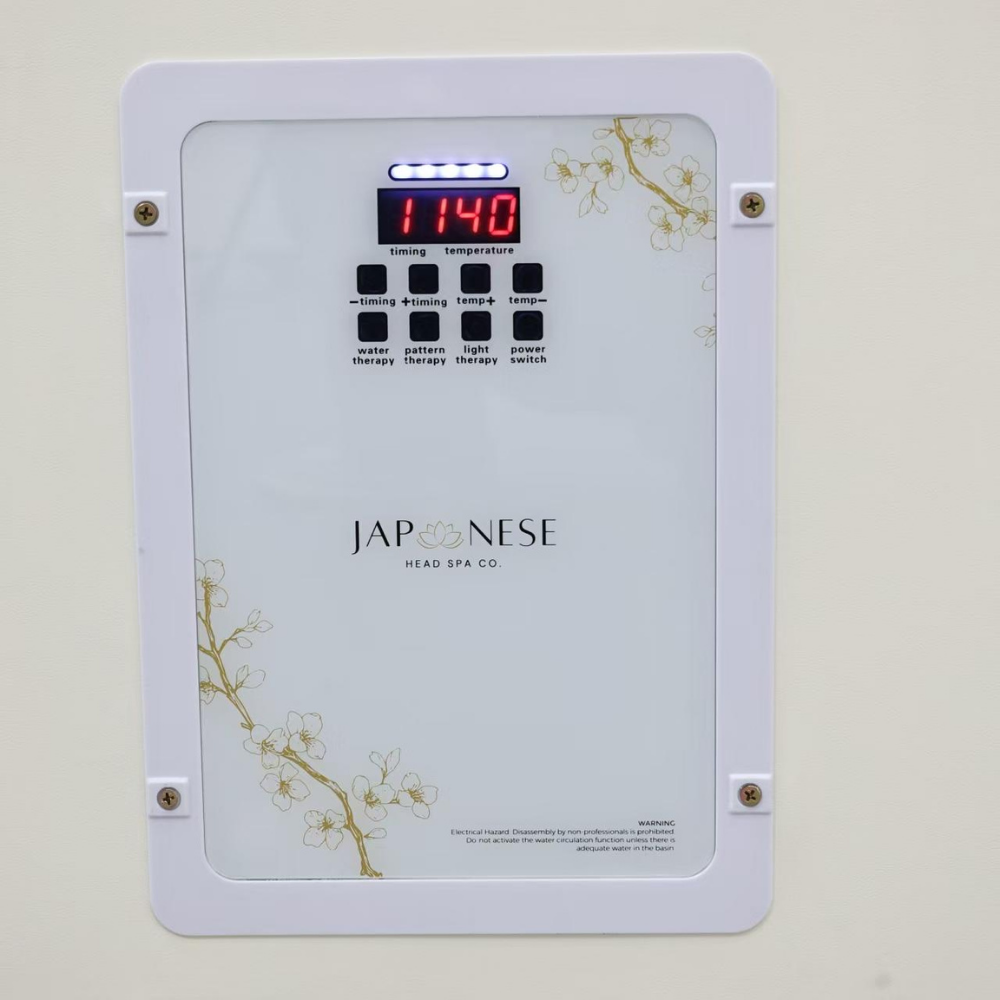 CREAM-FULL-BED-UNIT-19.png Japanese Head Spa Cream Full Bed Unit Plumbed (inc. Steamer, Steamer Hood & Water Heater)