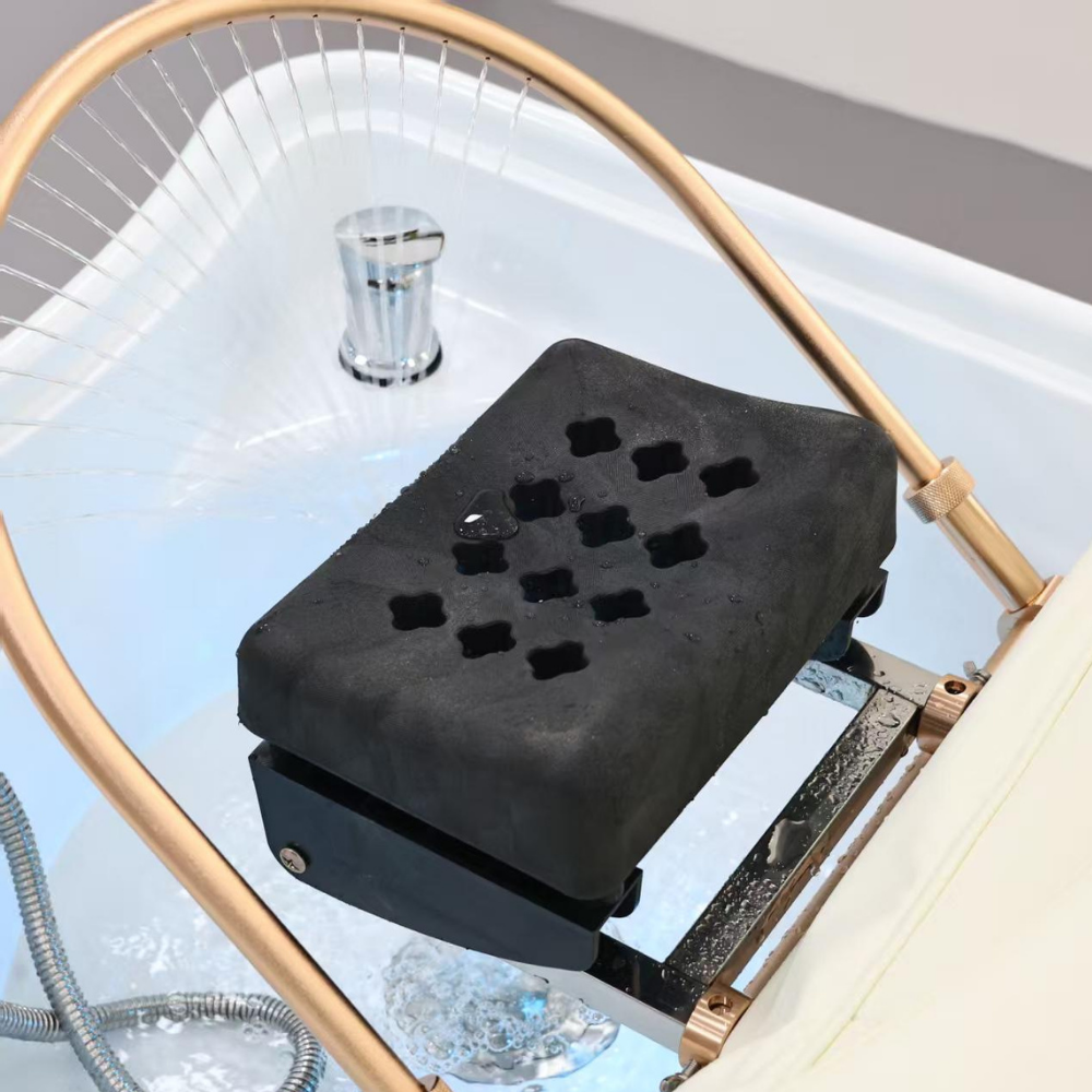 CREAM-FULL-BED-UNIT-2.png Japanese Head Spa Cream Full Bed Unit Plumbed (inc. Steamer, Steamer Hood & Water Heater)