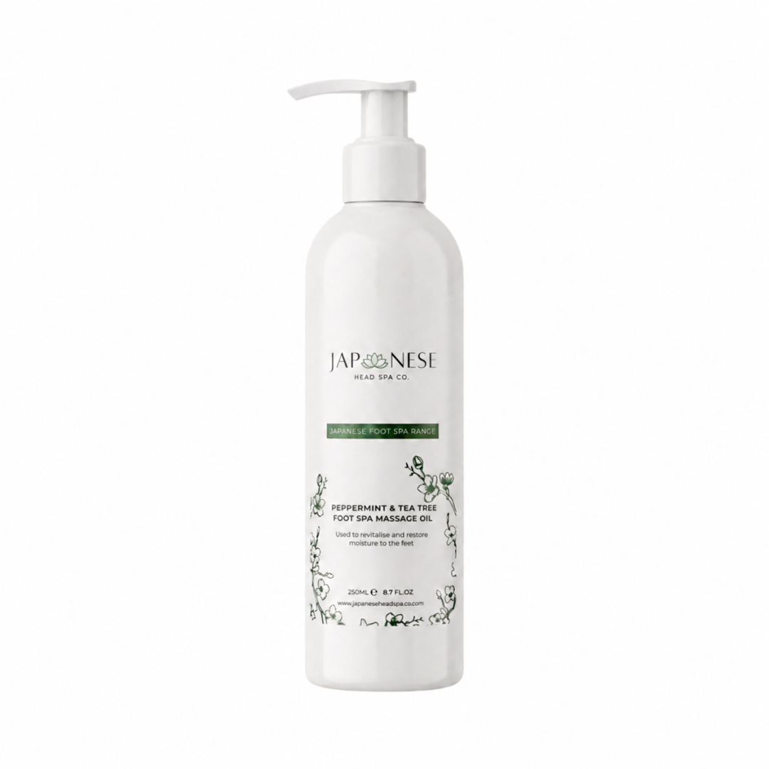 PEPPERMINT & TEA TREE FOOT SPA MASSAGE OIL - 250ML